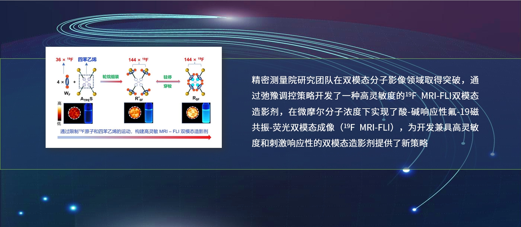 精密测量院基于弛豫调控实现高灵敏<sup>19</sup>F MRI-FLI分子成像