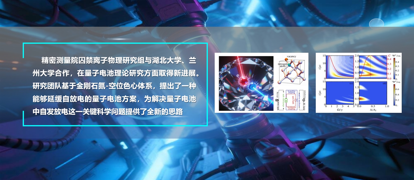 精密测量院在量子电池的合作研究方面取得新进展